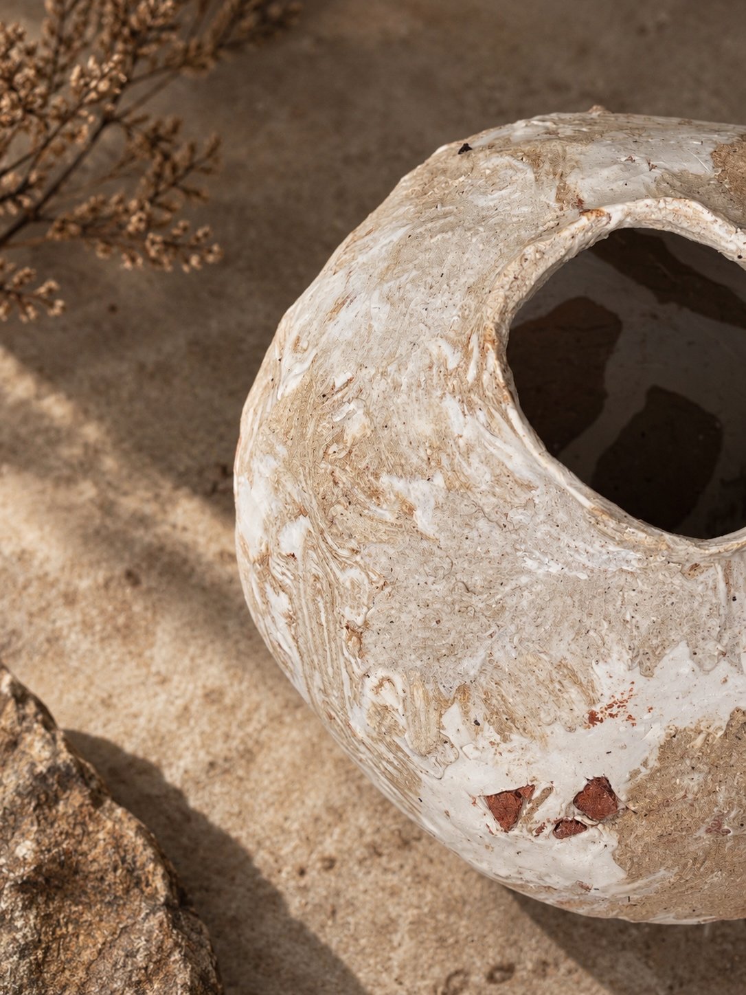 Pale Earth Vase — view 2