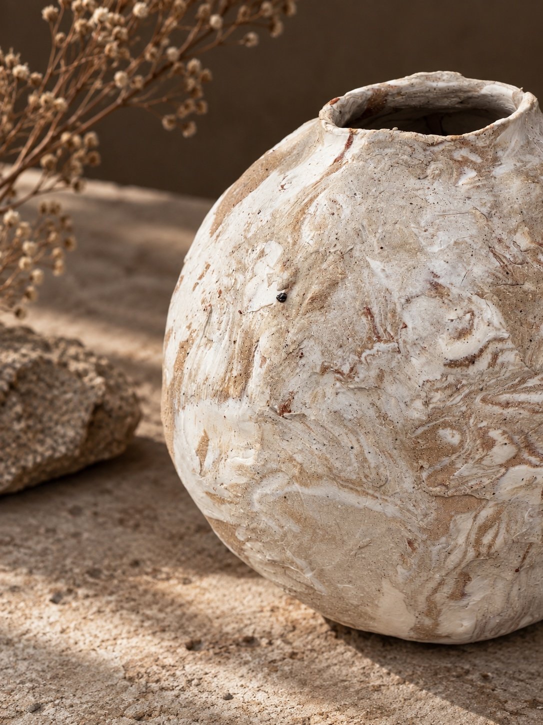 Pale Earth Vase — view 3